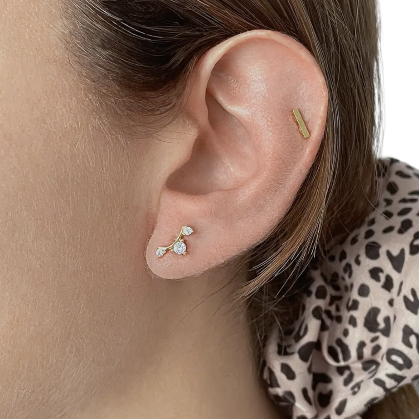 Climber Stud Earrings