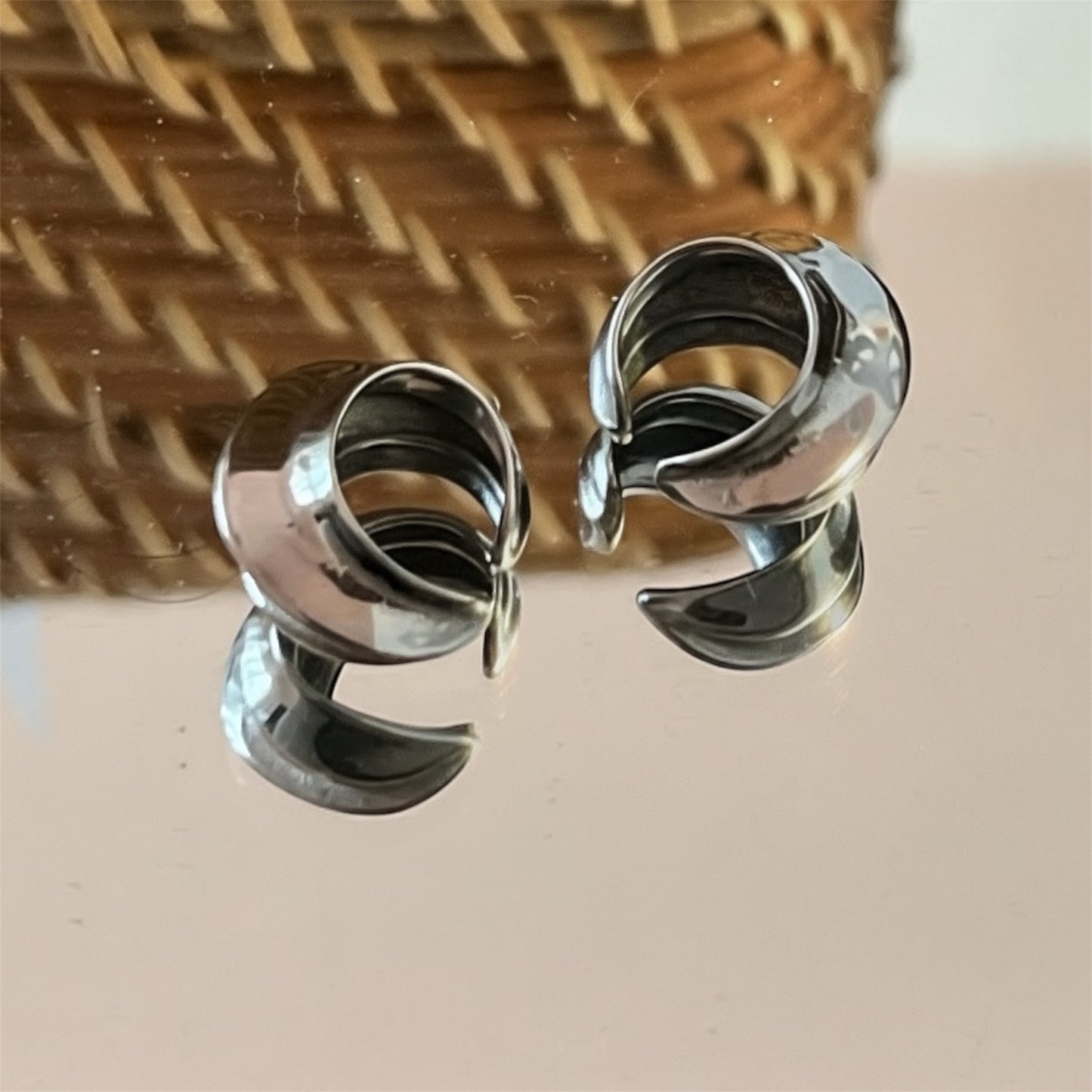 Chrome Ear Cuff
