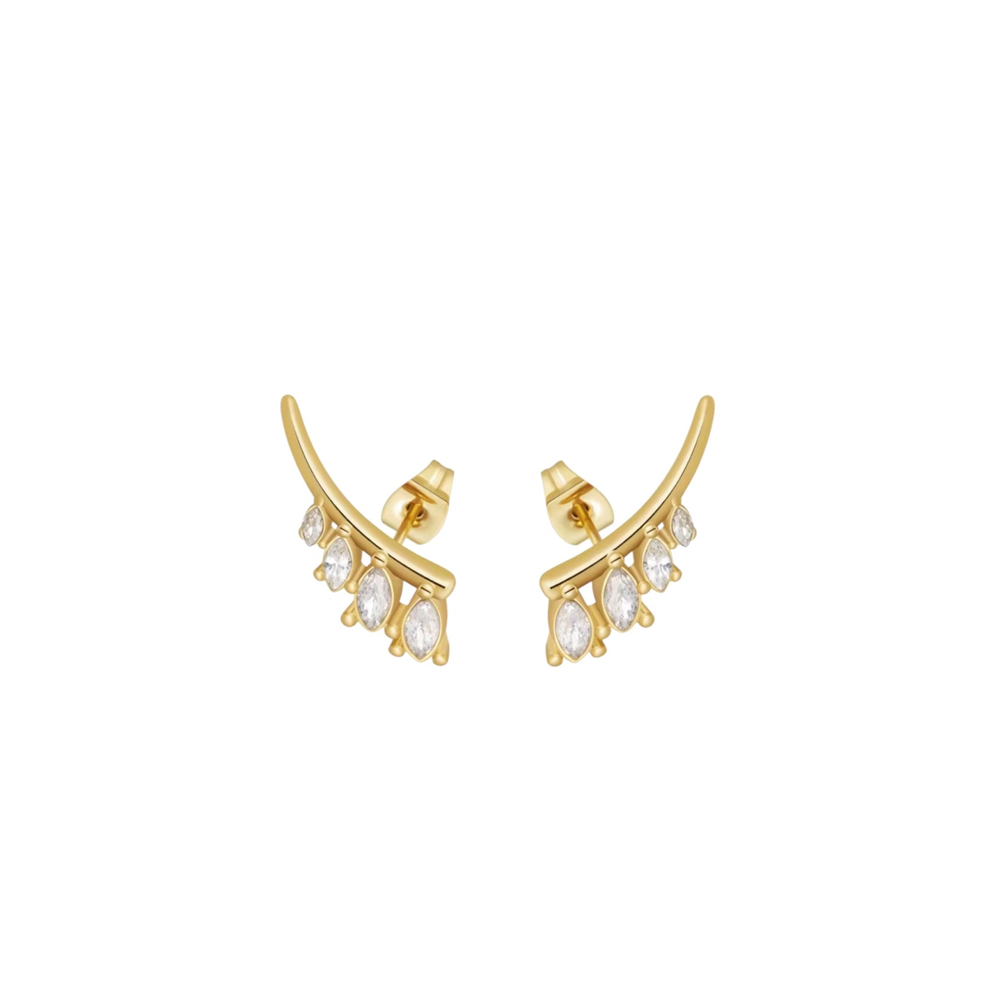 Crystal Cascade Studs